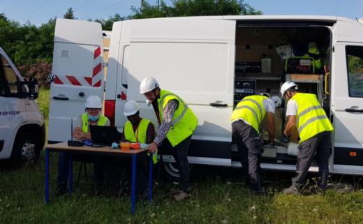 équipe en train de travailler